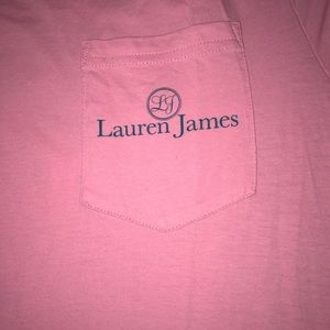 pink lauren james shirt
